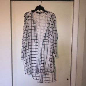 Button Down Plaid Shirt/Dress